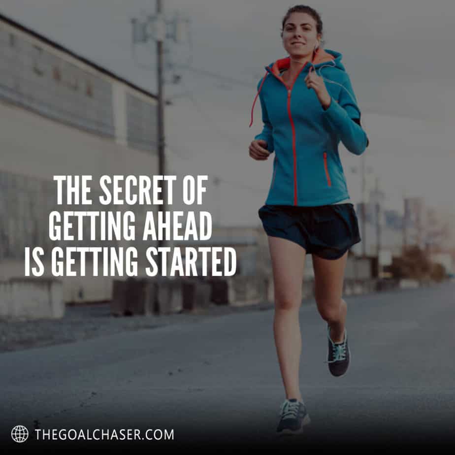 getting started fitness quote