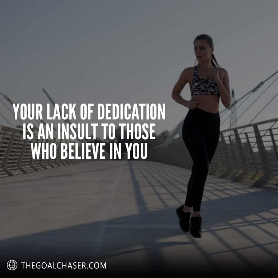 dedication workout quote