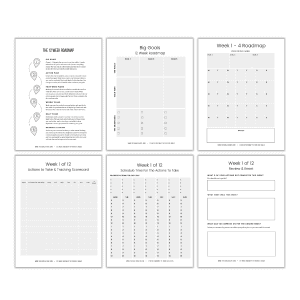 12 Week Goal Setting Worksheet - Free Printables