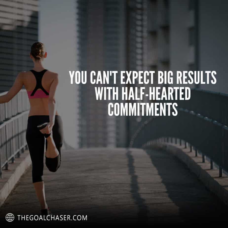 fitness committment quote