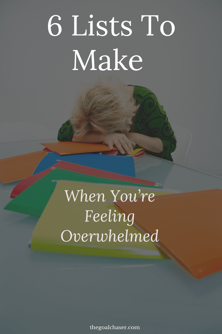 Gazillions of things bouncing around your mind can be overwhelming. Causing you to lose focus, become totally overwhelmed and making you less productive. But putting all these ‘things’ down on paper – into neat little lists – can help calm us, focus on priorities and analyze what’s really going on.It’s a simple but effective way to calm the chaos. Leaving you refreshed and in control – ready to move forward again.