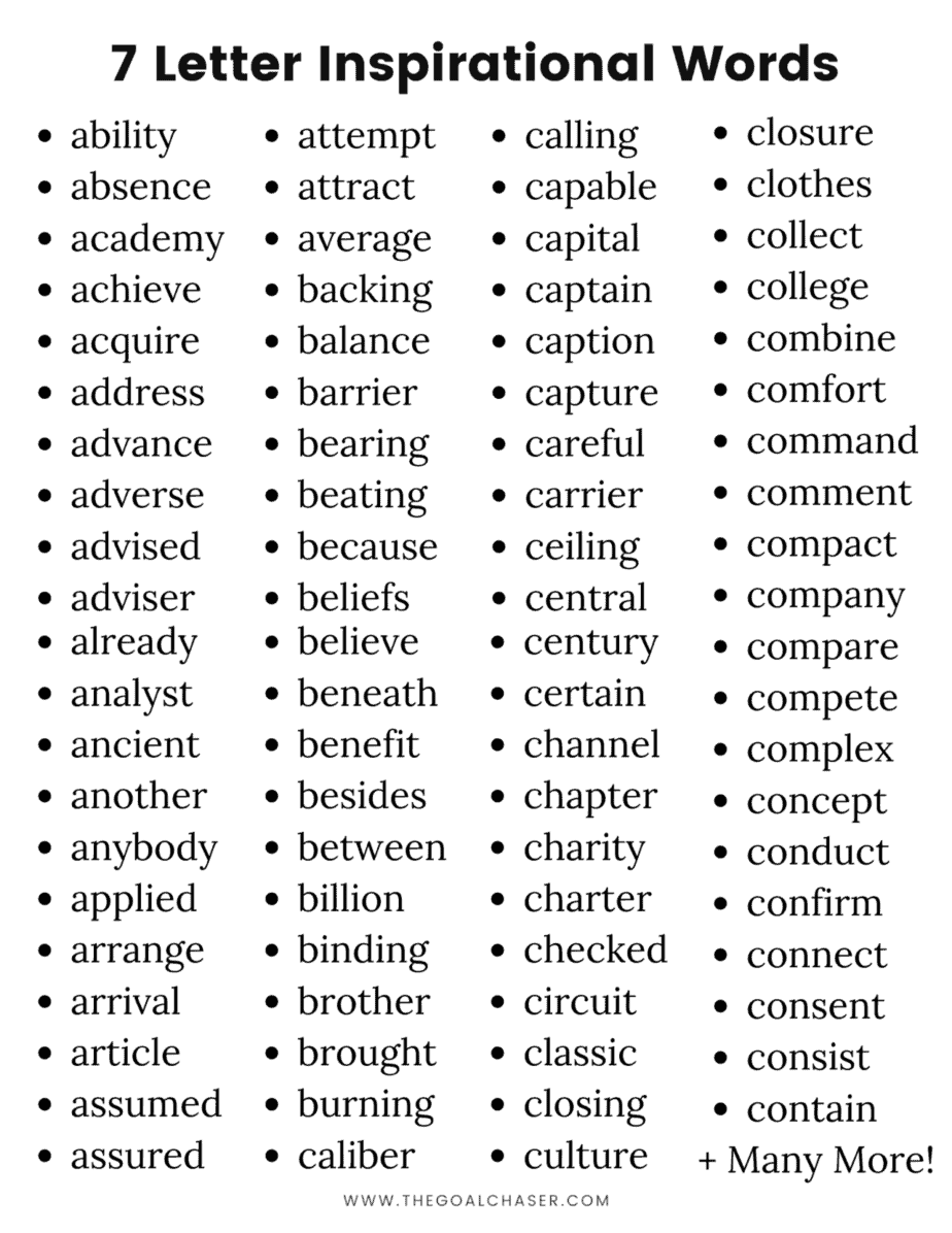 7 Letter Words Beginning With Rai