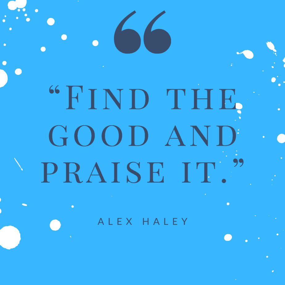 Alex Haley gratitude quote