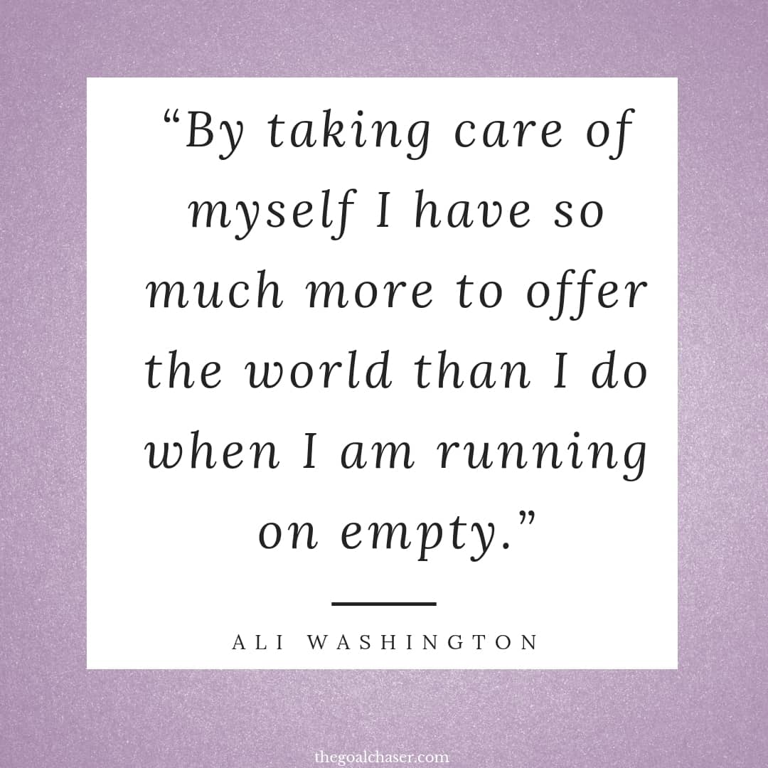 Ali Washington quote