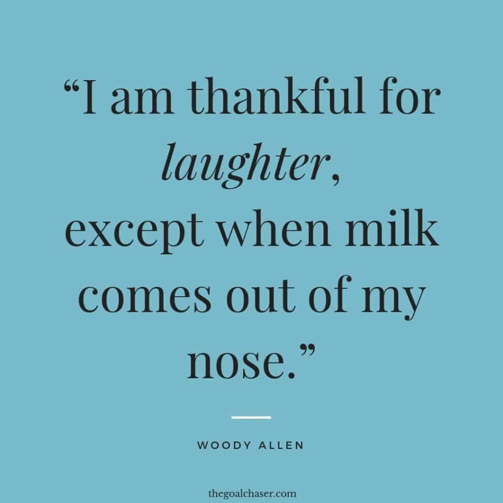 Funny Gratitude Quotes Woody Allen