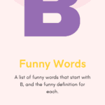 Funny Words B