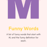 Funny Words M