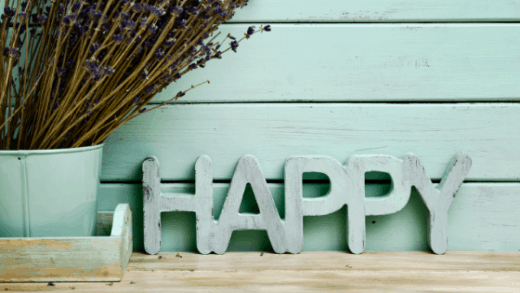 5 letter words that mean happy