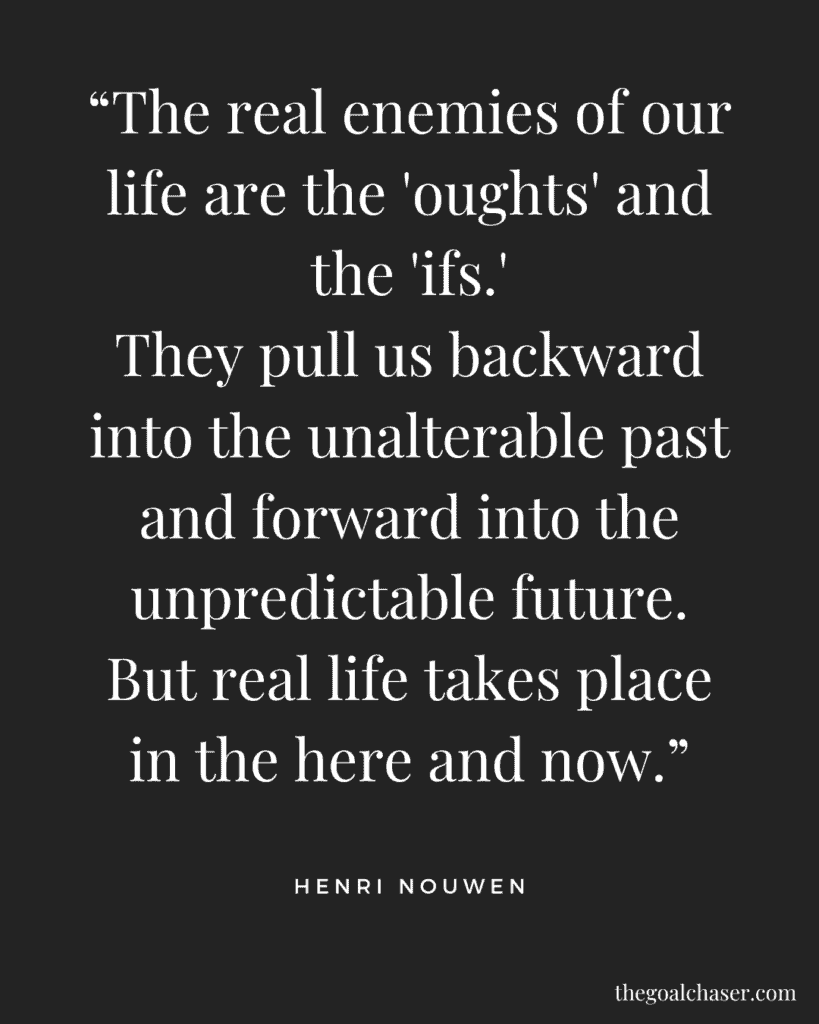 Henri Nouwen quote on the past