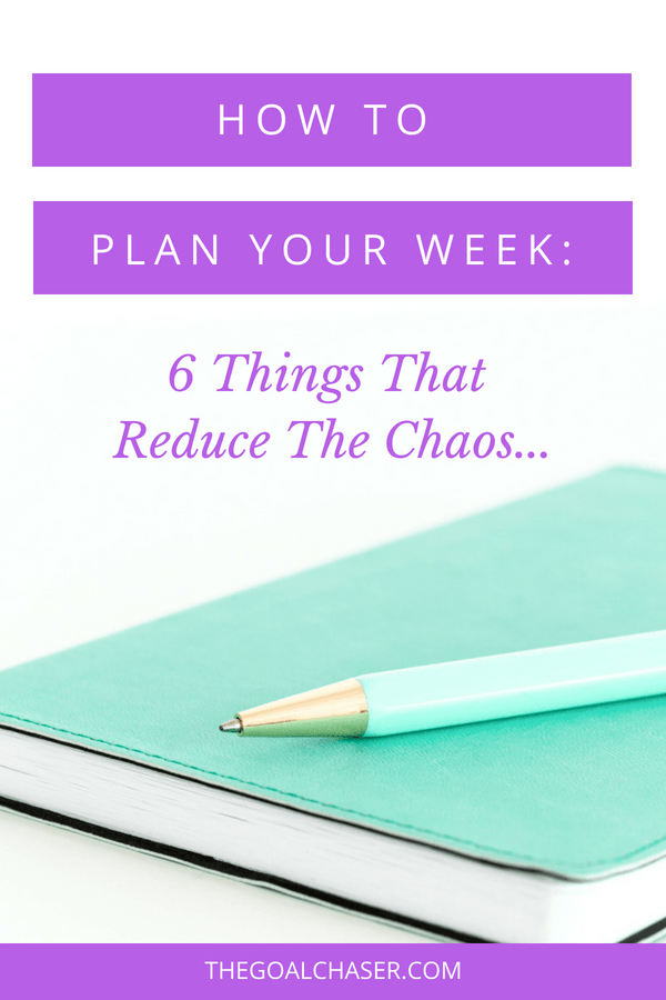 How to Plan Your Week: 6 easy tips and tricks to make you a productivity powerhouse! A little planning on a Sunday night can do wonders for a calm, productive school and work week.