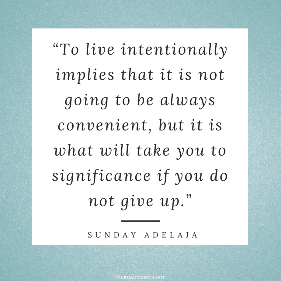 Intentional Living quotes -
