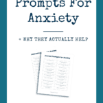 Journaling Prompts For Anxiety