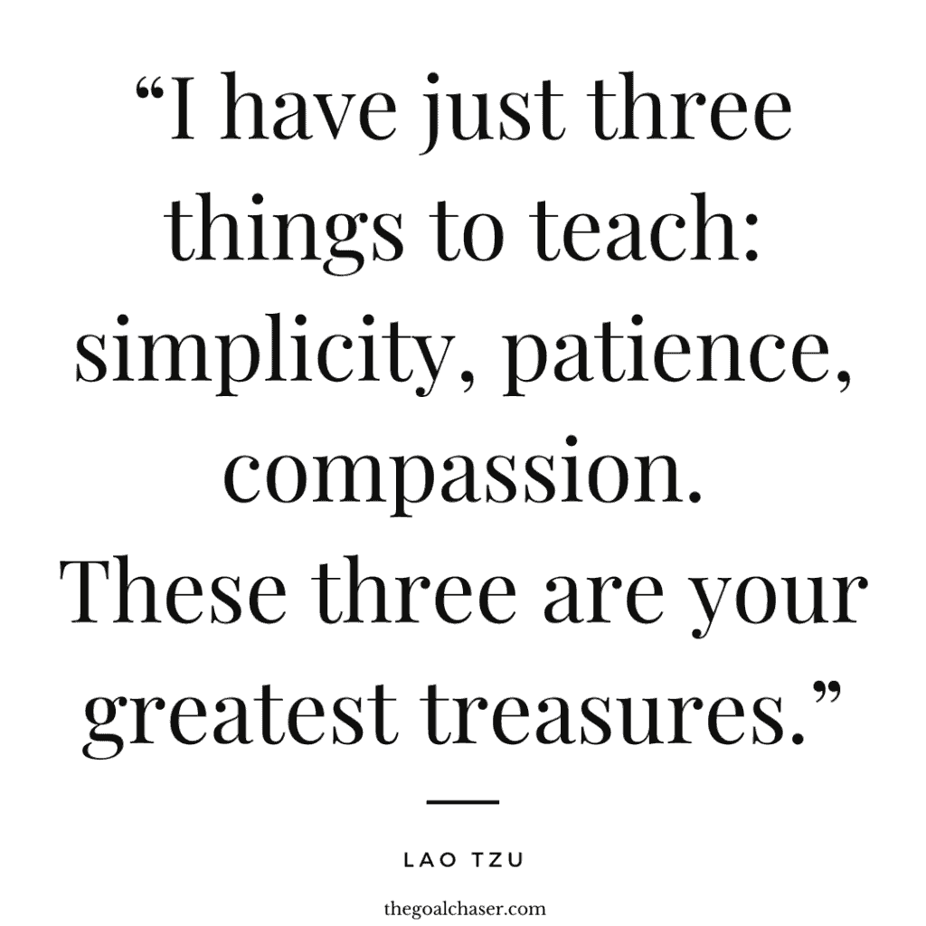 Lao Tzu quote on simplicity