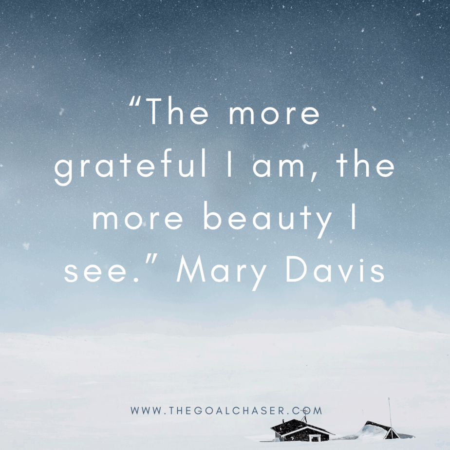 Mary Davis gratitude quote