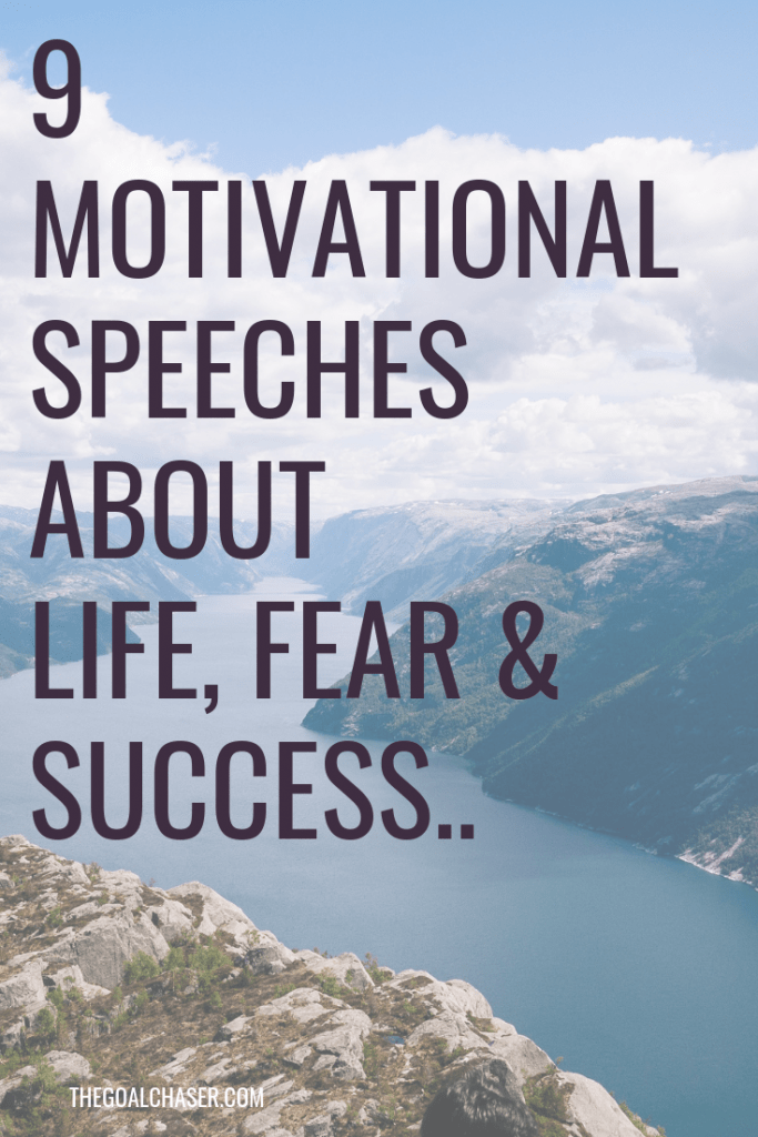 motivational speech about life and success