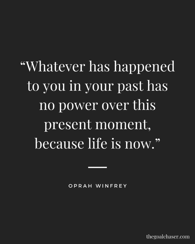 Oprah quote on the past