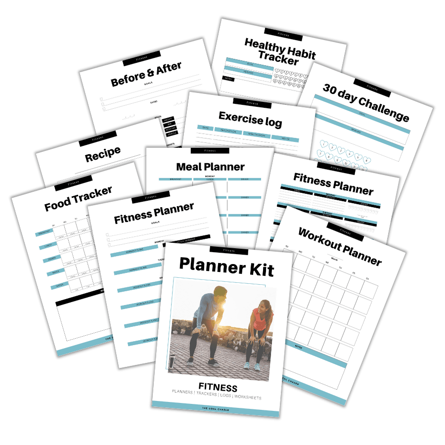 Printable Health & Fitness Planner & Tracker Sheets (Digital Download: –  Nico Mentz Personal Training