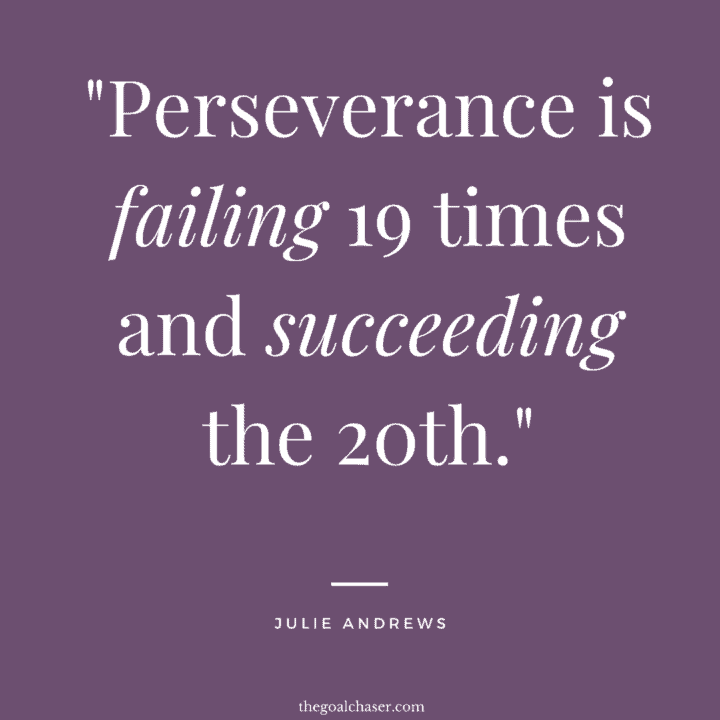 Top 25 Perseverance Quotes - To Keep On Going - The Goal Chaser