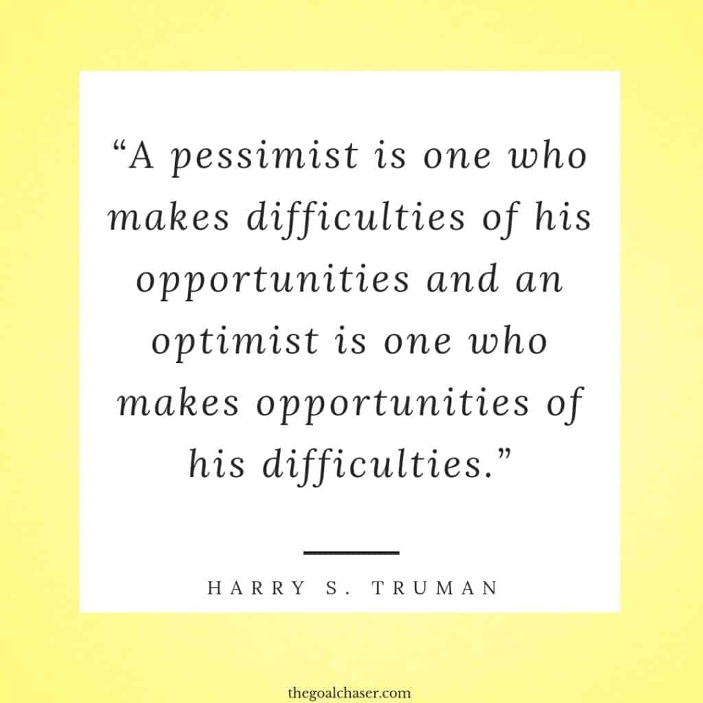 Positive attitude quotes Truman