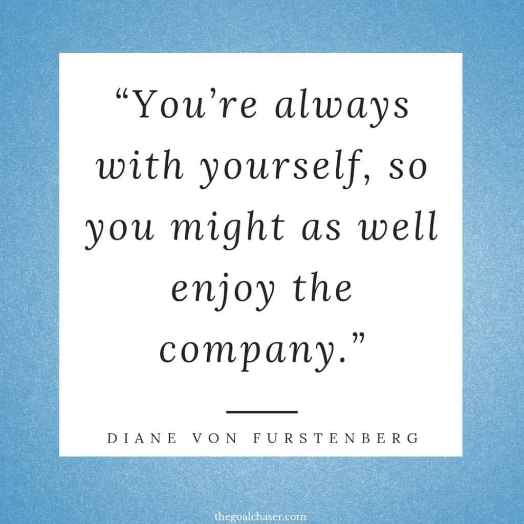 Self love quote Diane Von