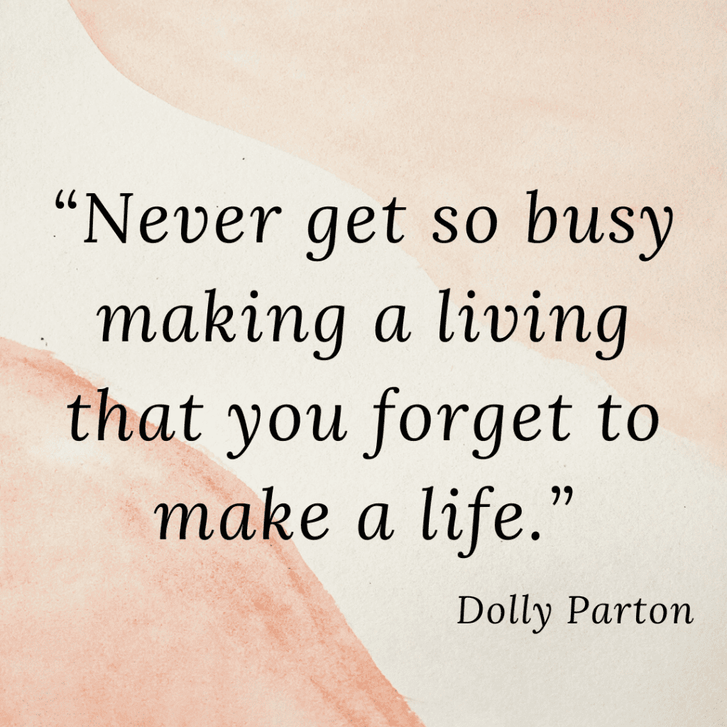 Work Life Balance Quote