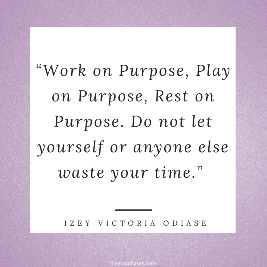 Work on purpose quote