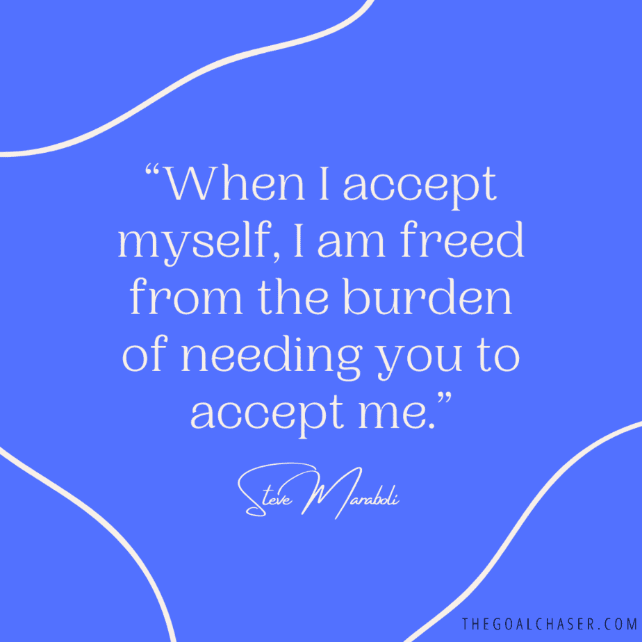 accepting yourself quote