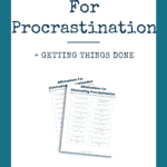 affirmations for procrastination and getting things done