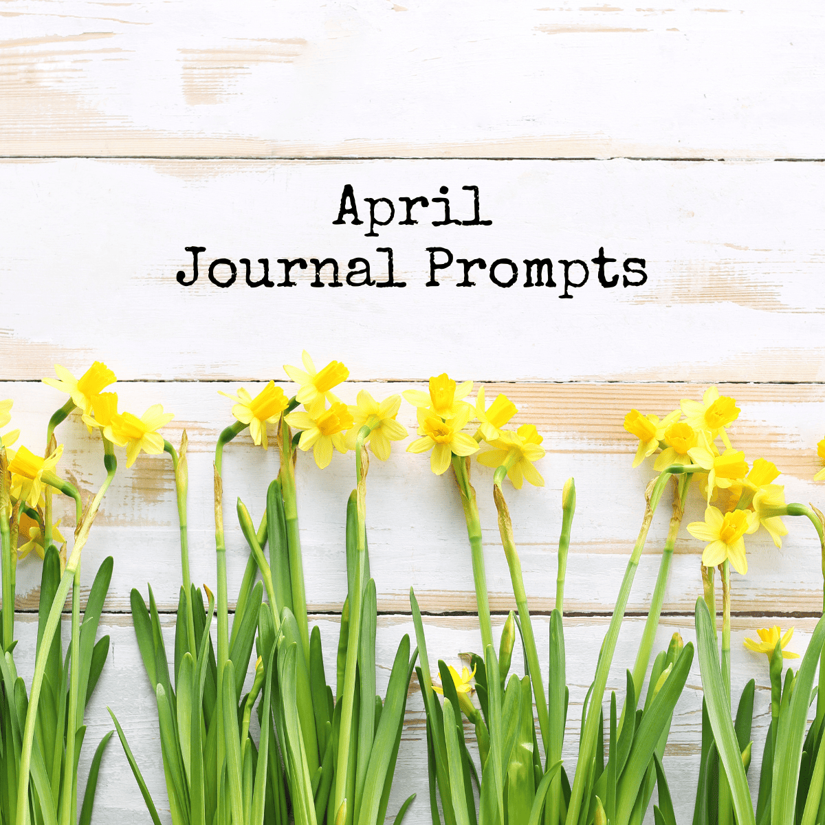april journal prompt ideas