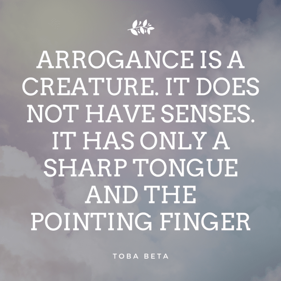 arrogance self importance quotes