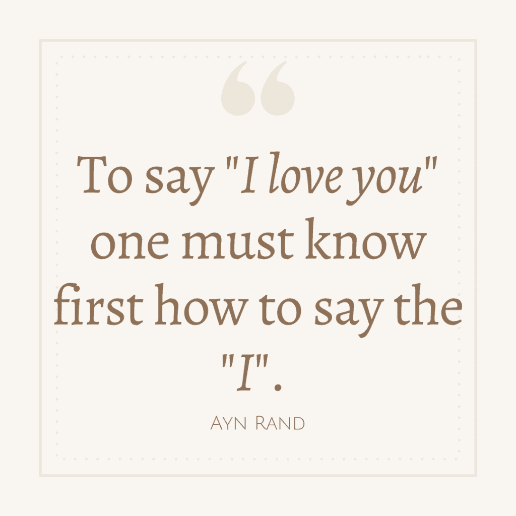 ayn rand quotes on love