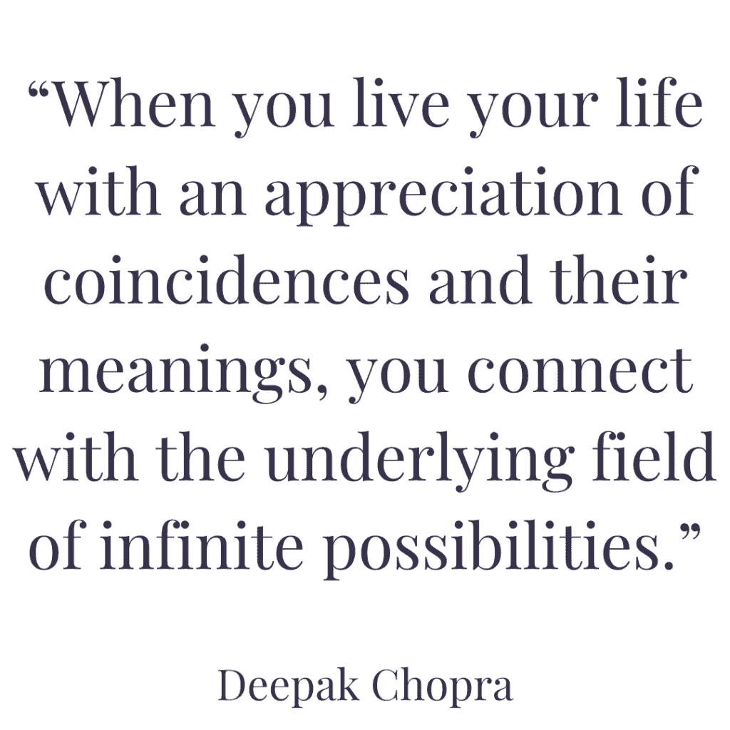 coincidence quotes Deepak Chopra