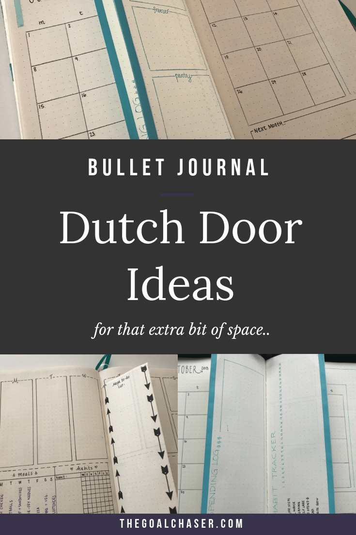 Bullet Journal Dutch Door Ideas: When I know it’s going to be busy, I create a simple ‘dutch door’ hack of my bullet journal. It’s simple and it works a treat!
