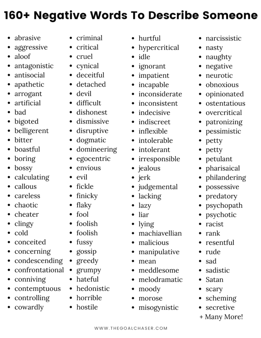 160-negative-words-to-describe-someone-list-of-adjectives