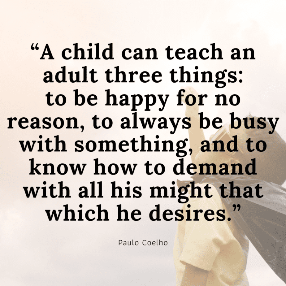 paulo coelho quotes on children