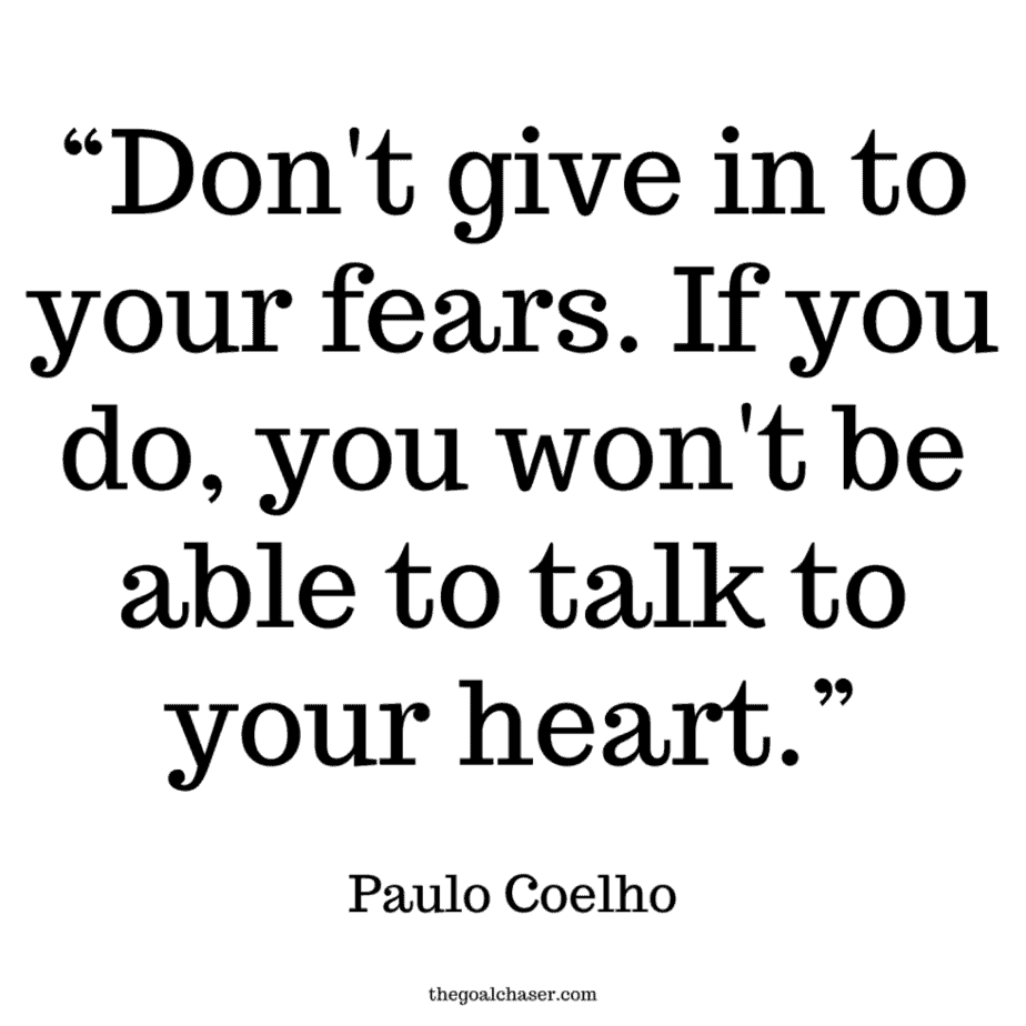 paulo coelho quotes on fear