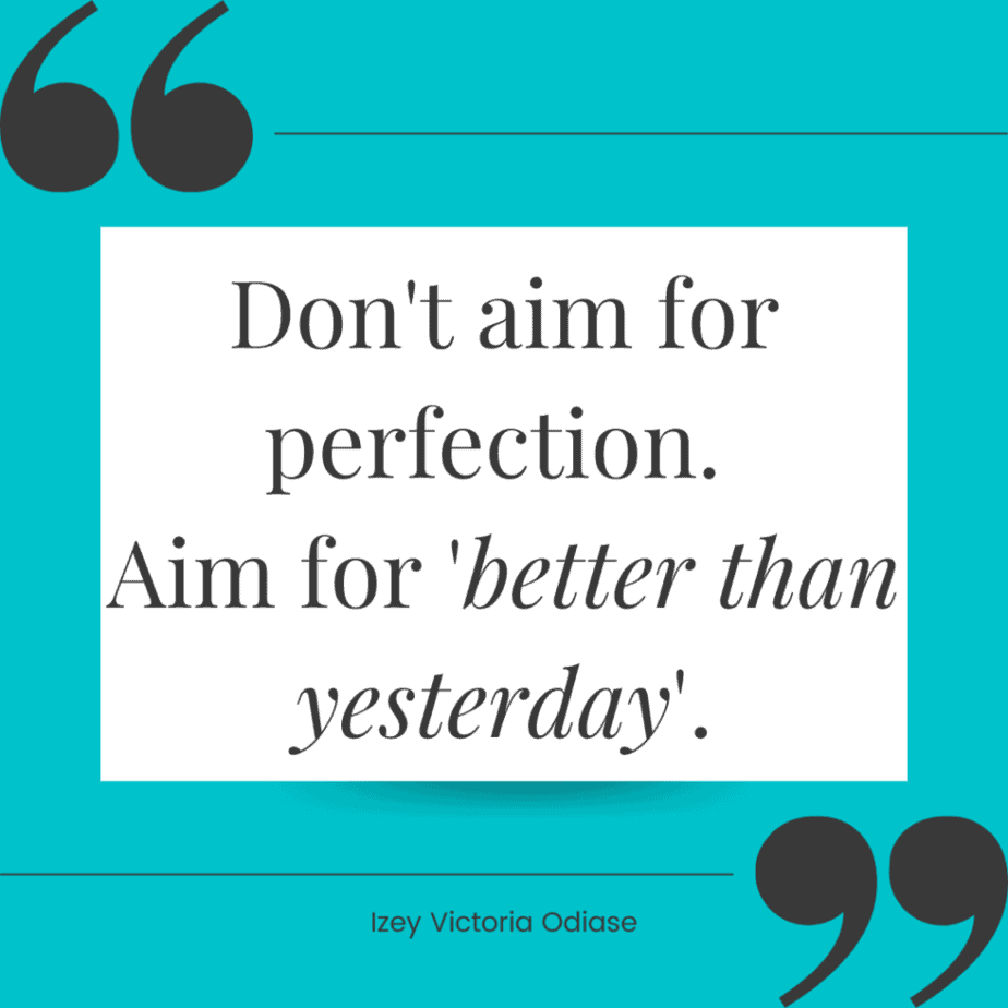 perfection and excellence quotes