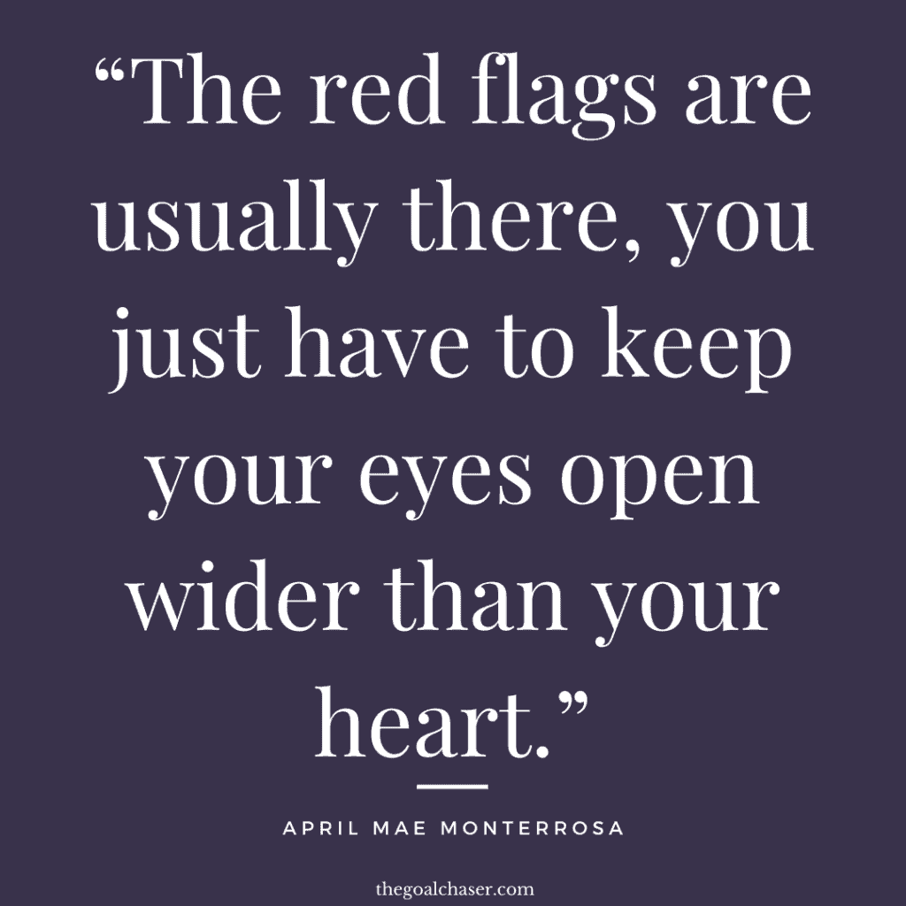 quotes about red flags