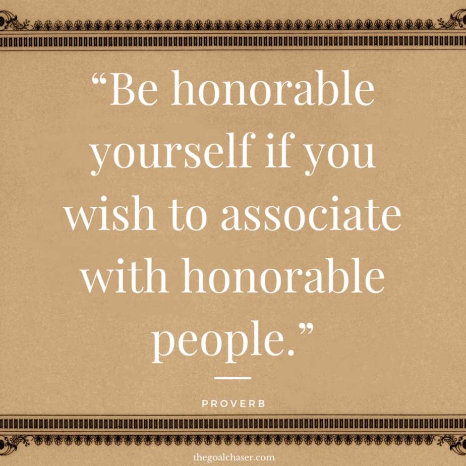 quotes on honor and integrity