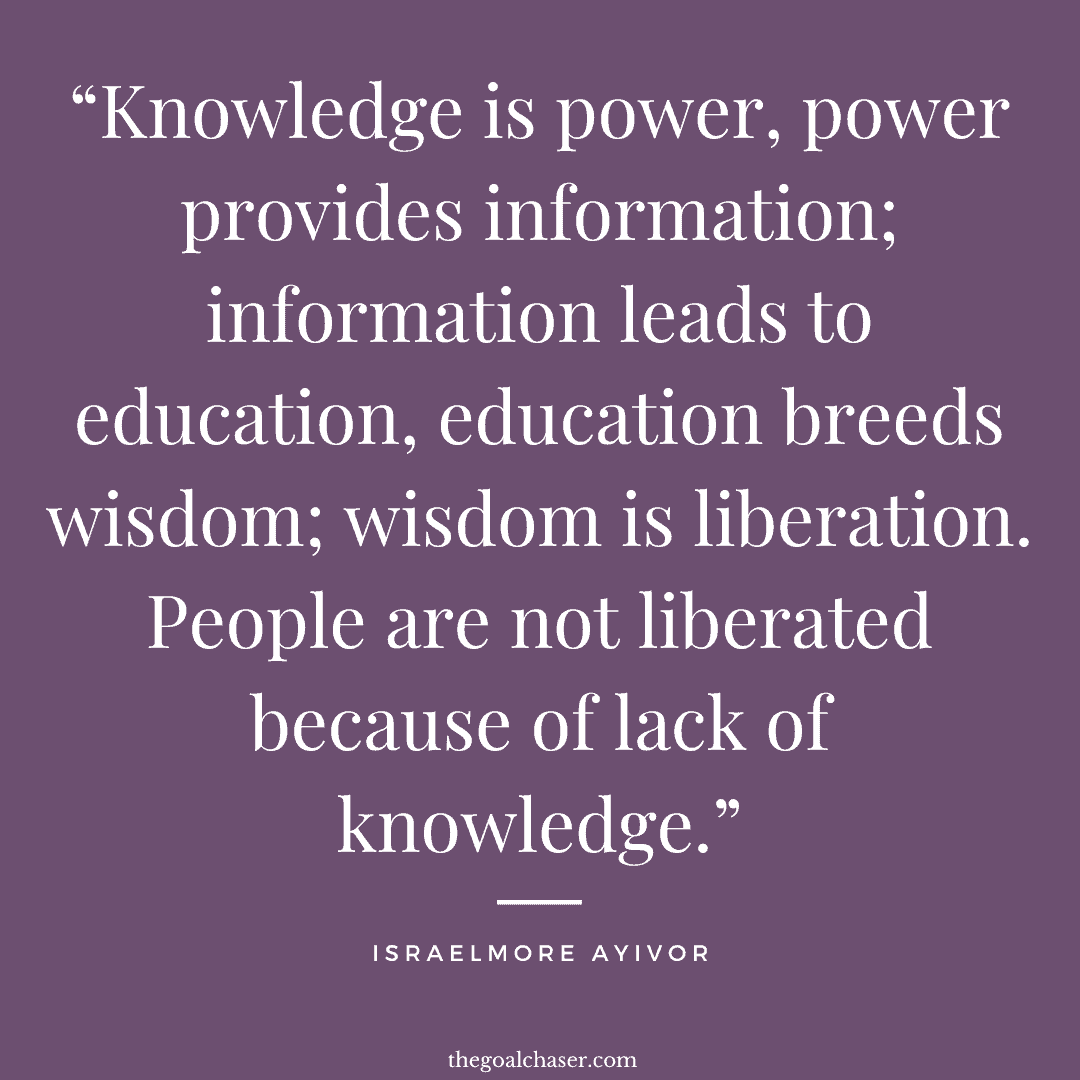 knowledge is power quote meaning