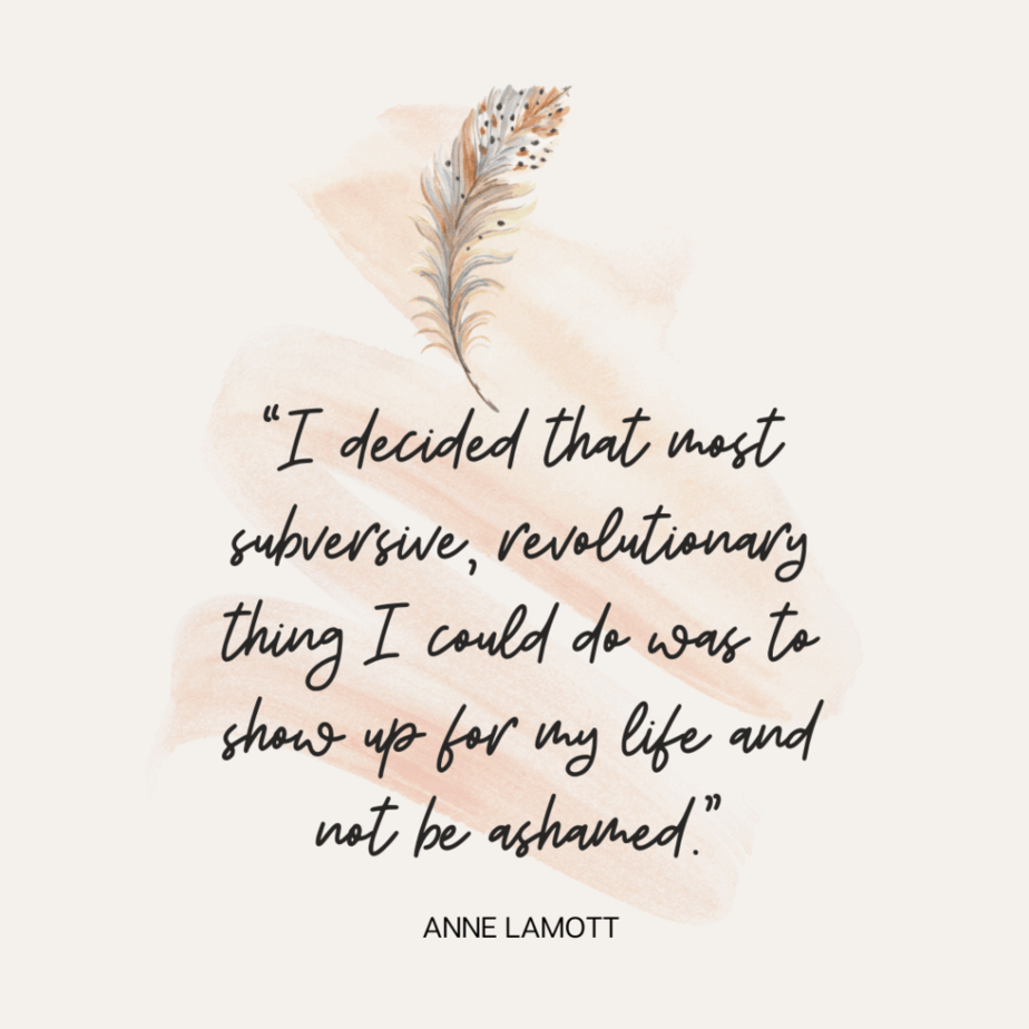 quotes on self acceptance Anne Lamott
