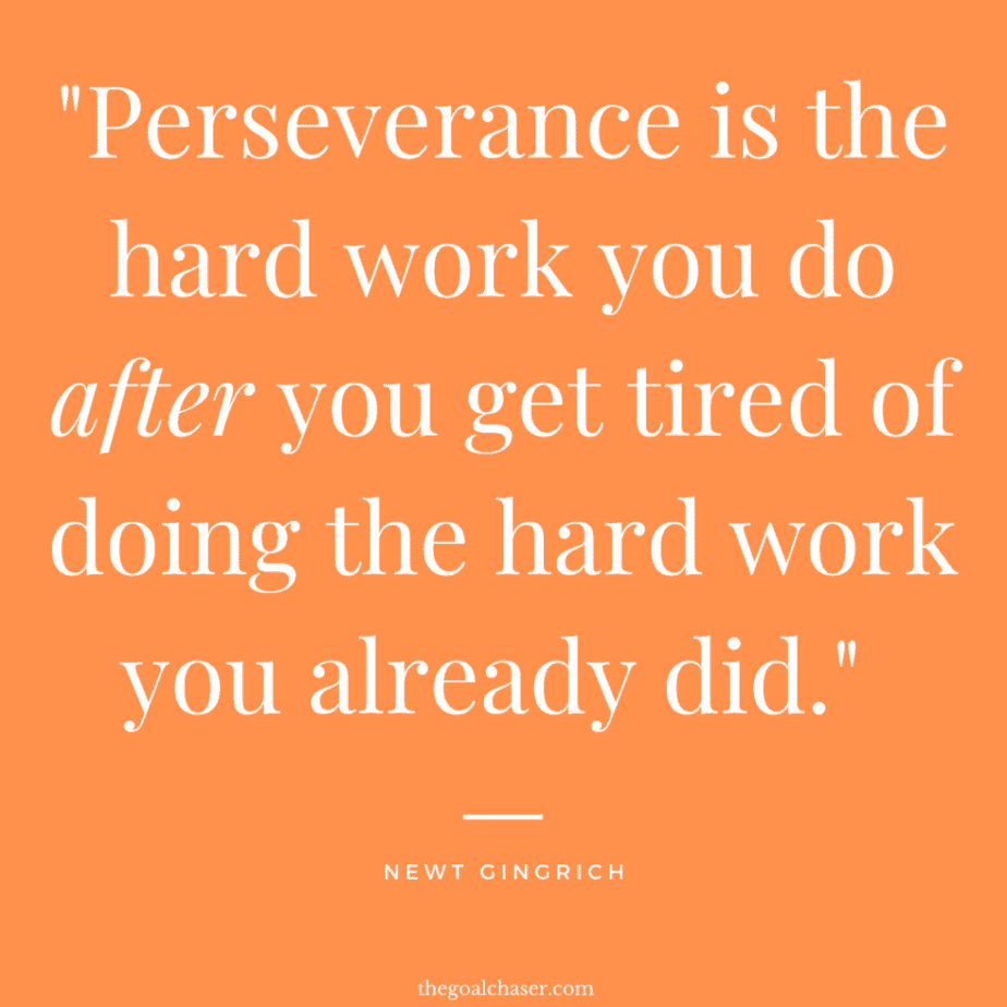 Top 25 Perseverance Quotes - To Keep On Going - The Goal Chaser