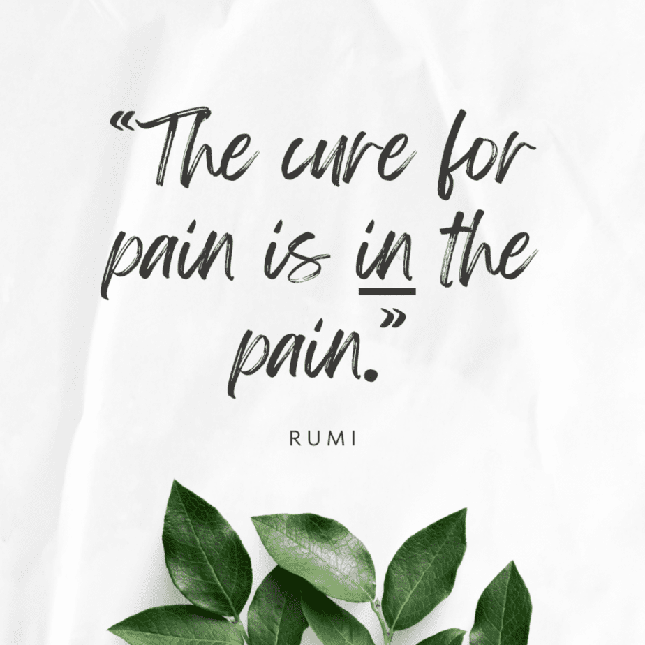 rumi quote on pain