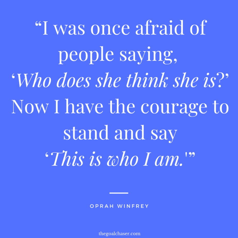 self acceptance quotes Oprah Winfrey
