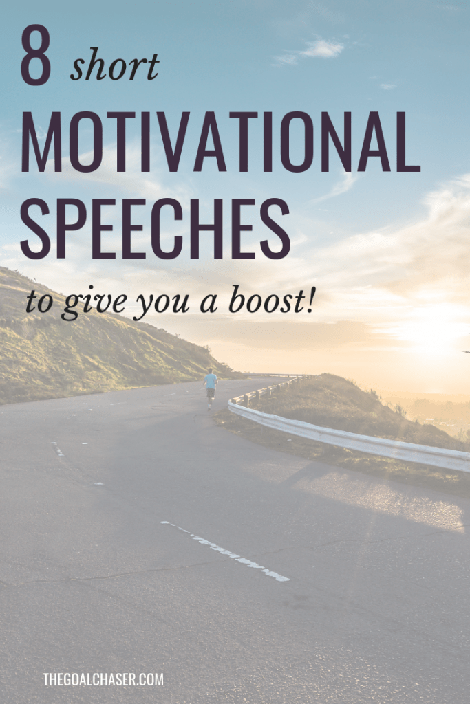 motivational speech text in english