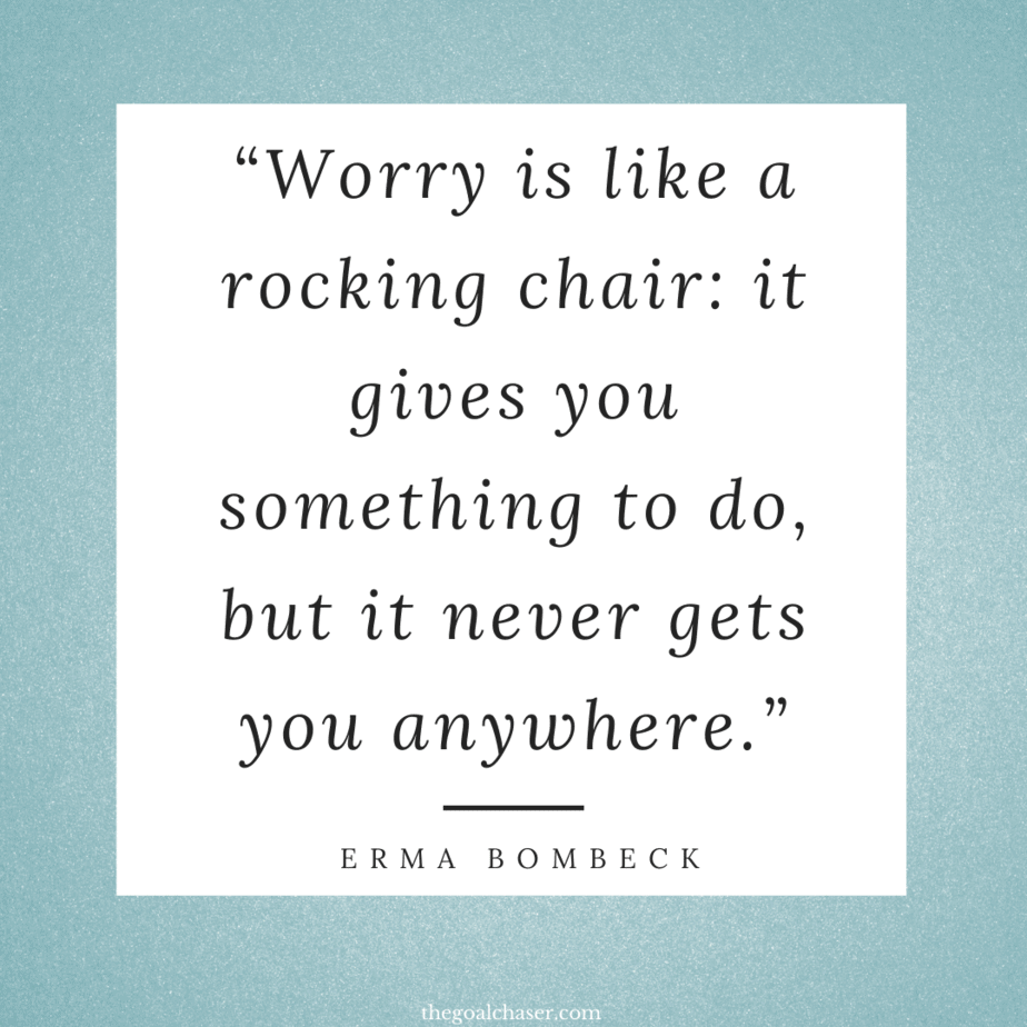 inspirational quotes about worrying