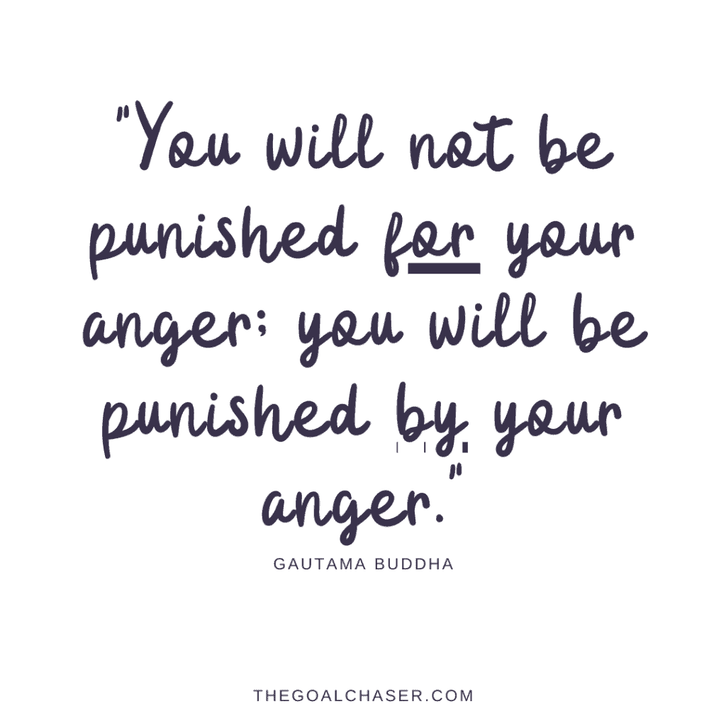 zen quote on anger